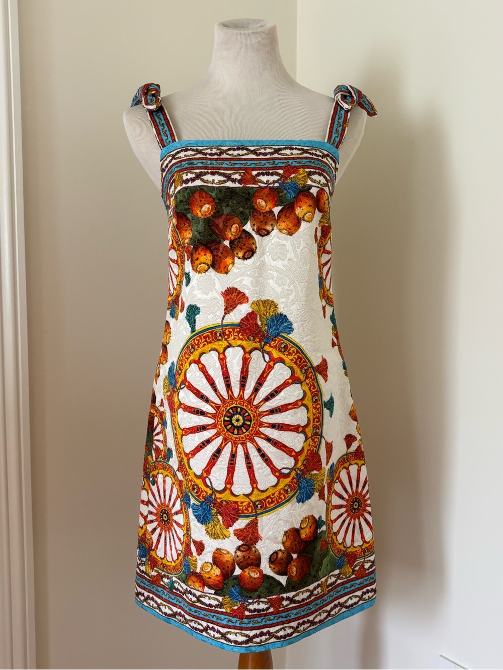 Dolce&Gabbana Sicilian Carretto Print Dress, Circa 2014